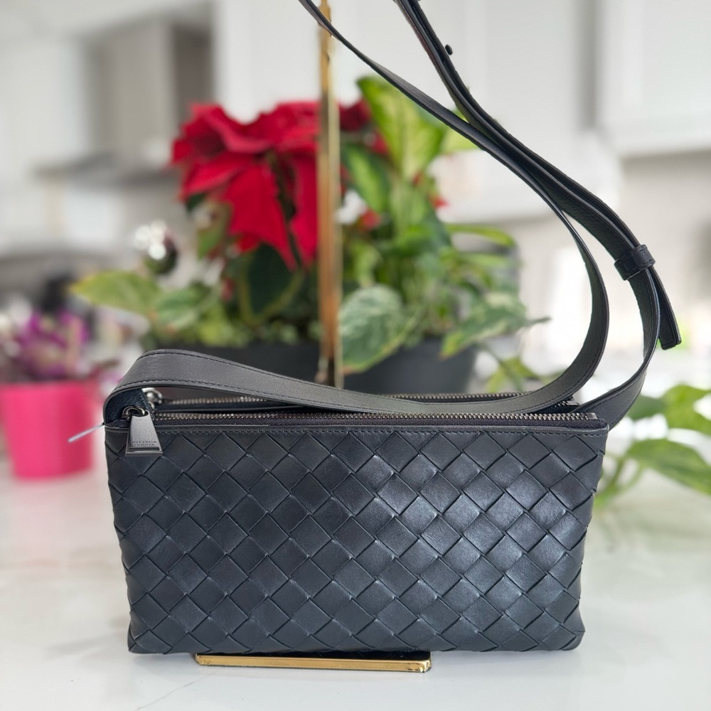 Bottega Veneta Trio Zip Crossbody Bag